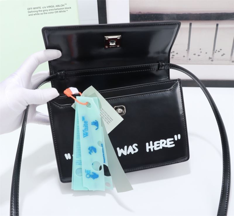 Off White Top Handle Bags